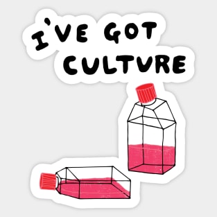 I've Got Culture Cell Biology Sticker